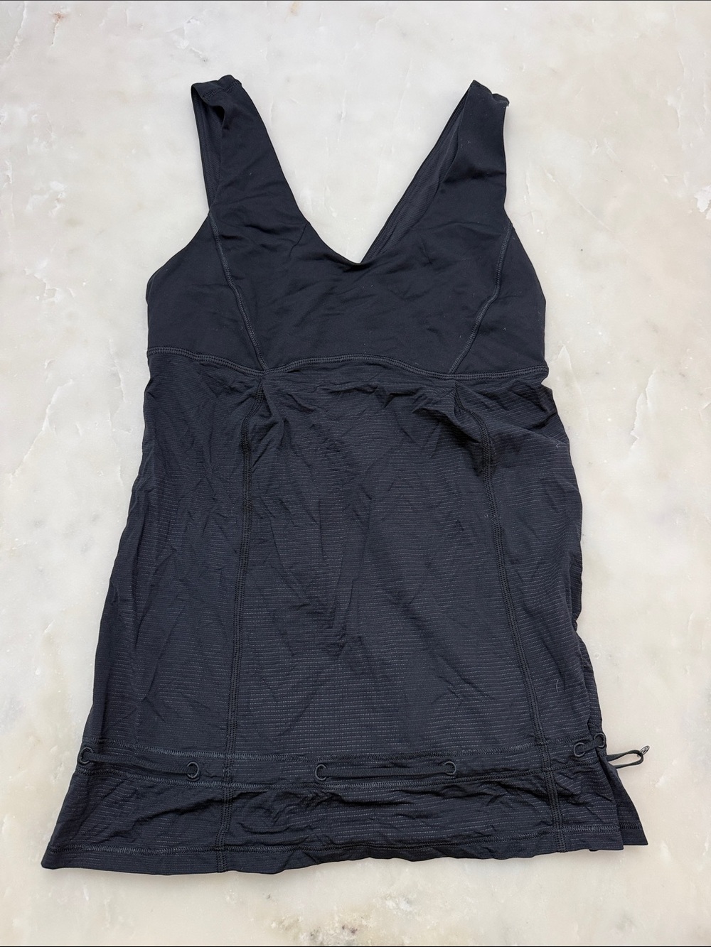 lululemon athletica Black V-Neck Tank Top